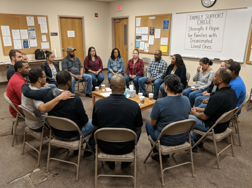 Family members experience stress and anxiety.