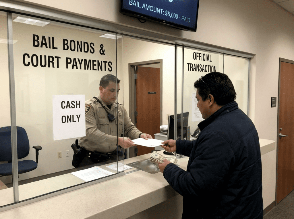 Bail bond companies charge fees.