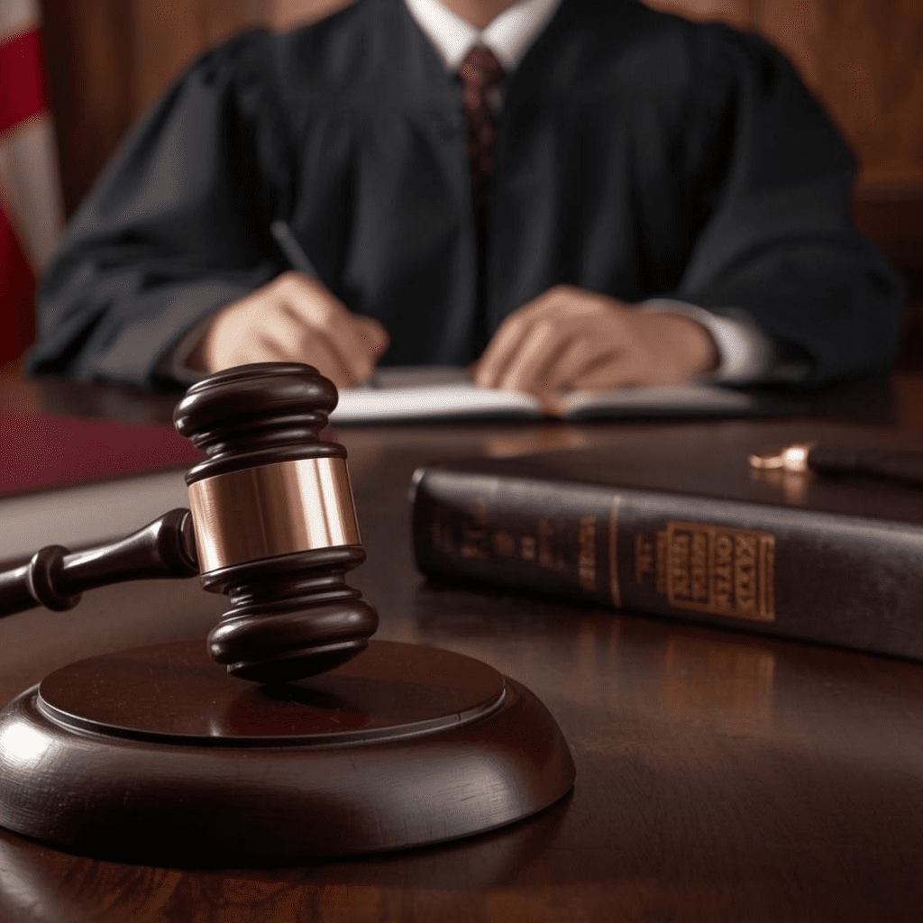 Bail bondsman helping family with paperwork